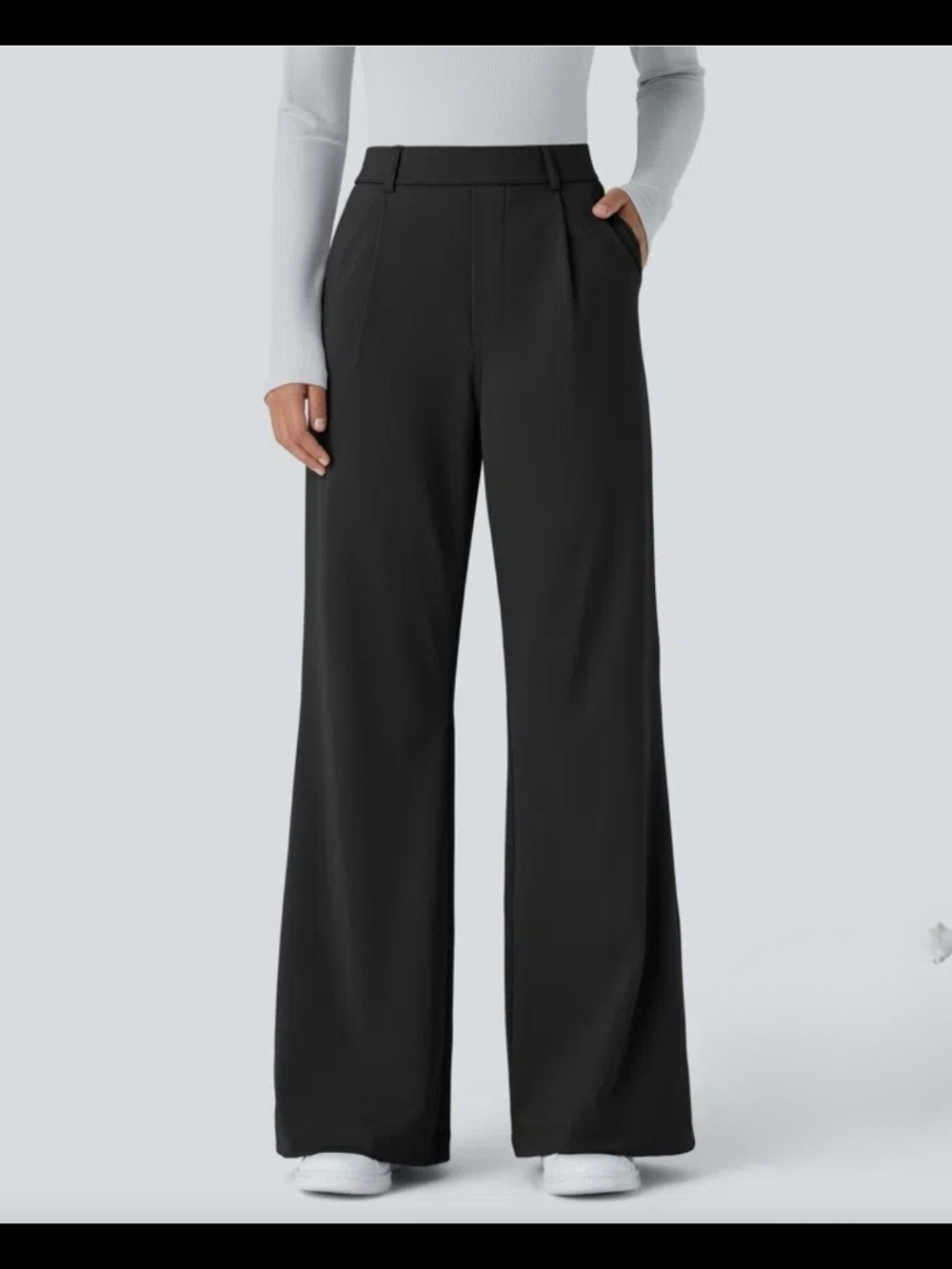 Halara Flex DayStretch High Waisted Pocket Work Flare Pants 15inch waist